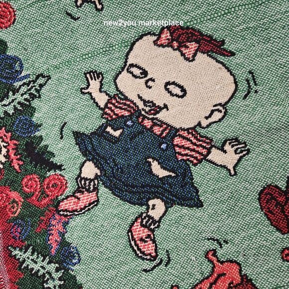Vintage Rugrats Tapestry Throw Blanket Northwest Company 1990s Rugrats the movie - Picture 11 of 12